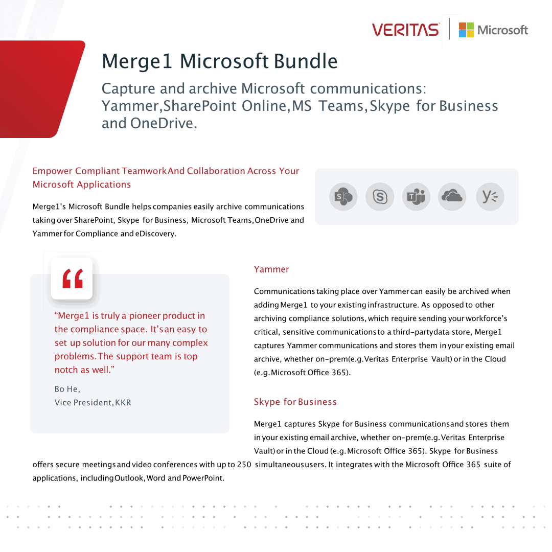 Merge1 Microsoft bundle datasheet